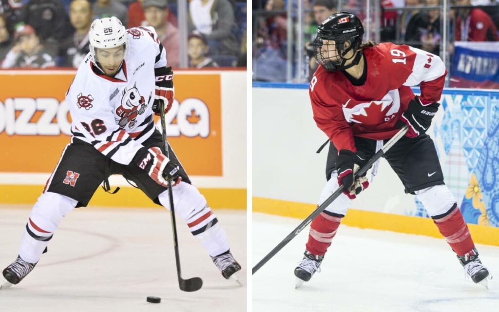 hosang and jenner on the ice