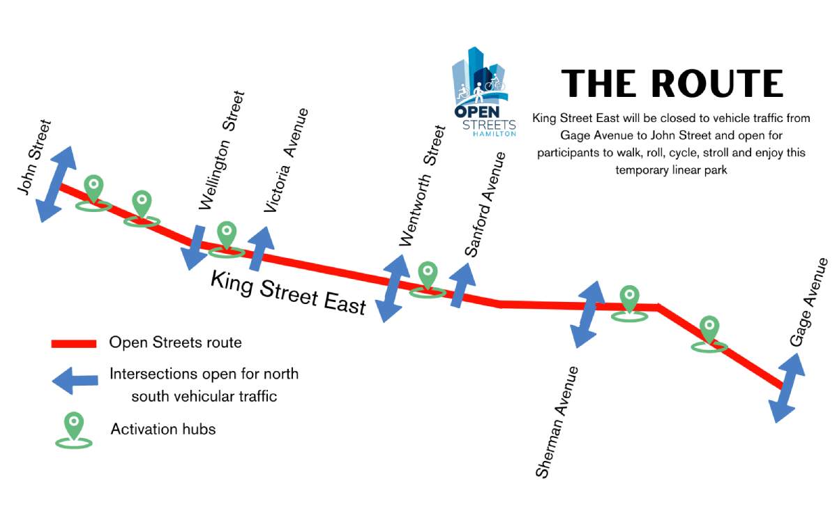 The Hamilton Independent   Inner Routemap 